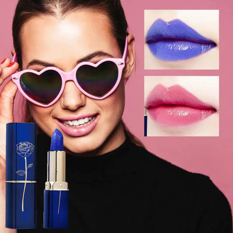 Blue Maggie Färgförändrande Läppstift,