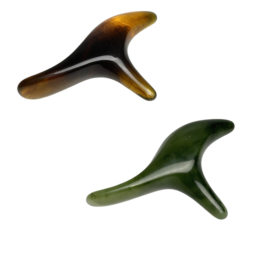 Reflexologistrumpor med massageverktyg (ett set)