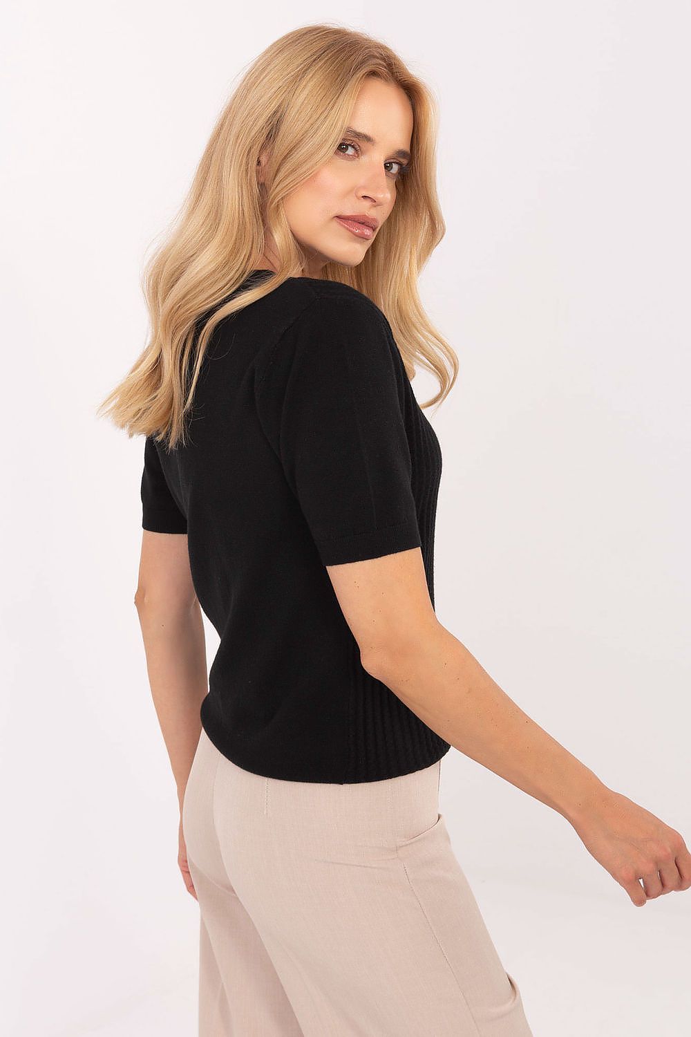  Short sleeve sweater model 216771 Factory Price 