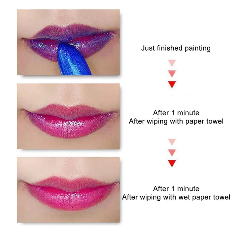 Blue Maggie Färgförändrande Läppstift,