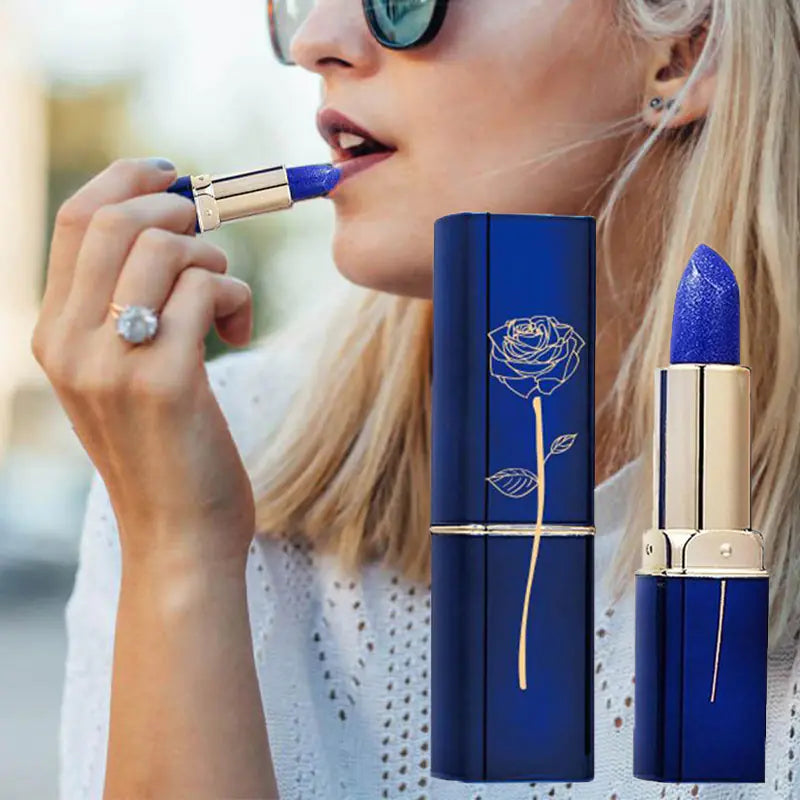 Blue Maggie Färgförändrande Läppstift,